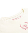 ALPINE PRO Detské tričko z organickej bavlny ALPINE PRO ECOMO 2 creme varianta pa