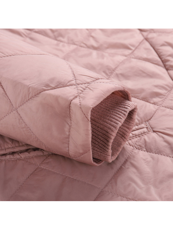NAX Ružová dámska prešívaná bunda NAX Lopena