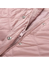 NAX Ružová dámska prešívaná bunda NAX Lopena