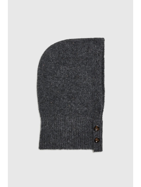 Moodo Pletená kukľa sivá Moodo