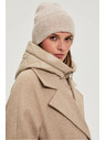 Moodo Pletená čiapka piesková Moodo