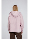 Moodo Bunda s kapucňou ružová Moodo