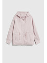 Moodo Bunda s kapucňou ružová Moodo