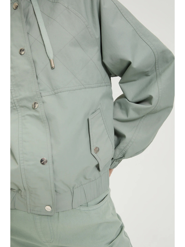 Moodo Krátka bunda olivová Moodo