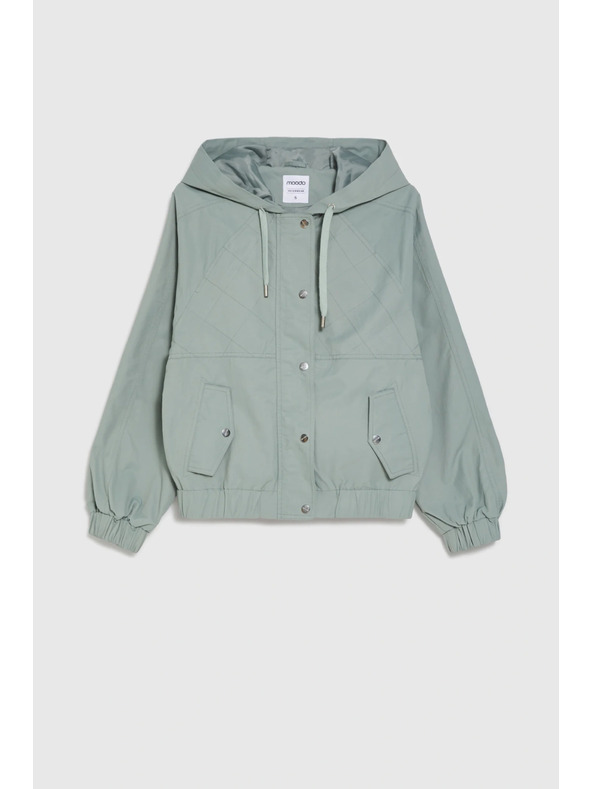 Moodo Krátka bunda olivová Moodo