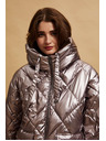 Moodo Metalická prešívaná bunda Moodo