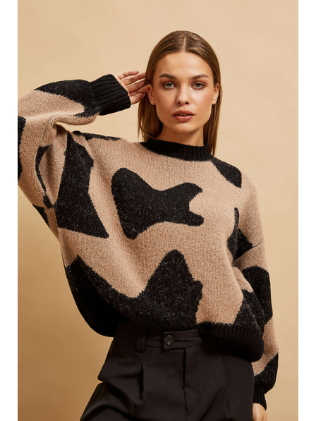 Moodo Vzorovaný sveter Moodo