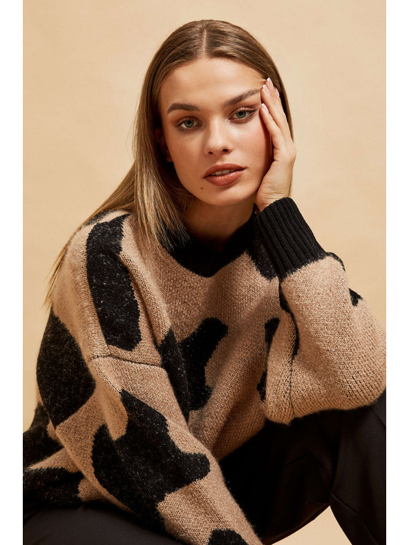 Moodo Vzorovaný sveter Moodo