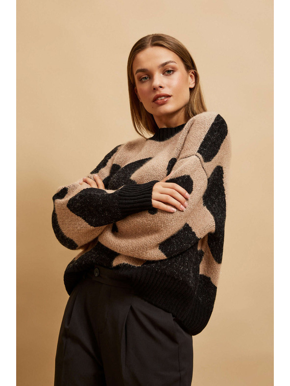 Moodo Vzorovaný sveter Moodo