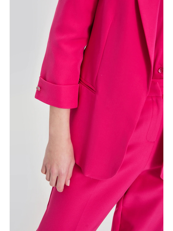 Moodo Sako s 3/4 rukávmi purpurové Moodo