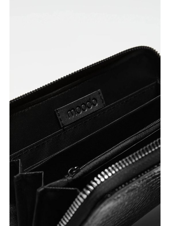 Moodo Peňaženka so záveskami čierna Moodo