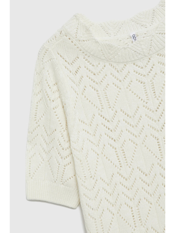 Moodo Azúrový sveter piesková Moodo