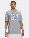 Under Armour Pánske tričko Under Armour UA COLLEGE CREST LOGO SS-GRY