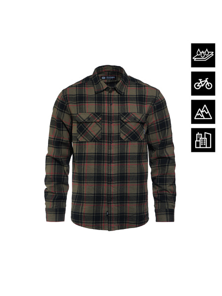 Horsefeathers Vodoodrpudivá technická košeľa Dough - tarmac