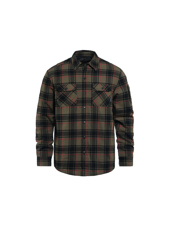 Horsefeathers Vodoodrpudivá zateplená košeľa Dough - tarmac