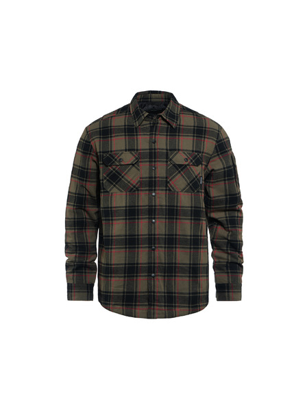 Horsefeathers Vodoodrpudivá zateplená košeľa Dough - tarmac