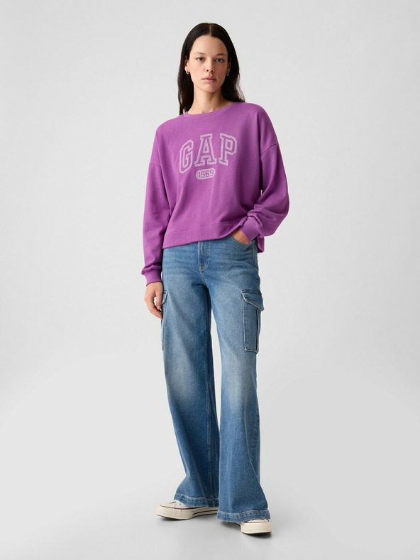 GAP Mikina s logom oversize GAP