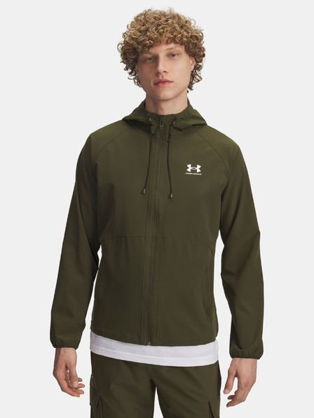 Under Armour Pánska bunda Under Armour UA Vibe Woven Jacket-GRN
