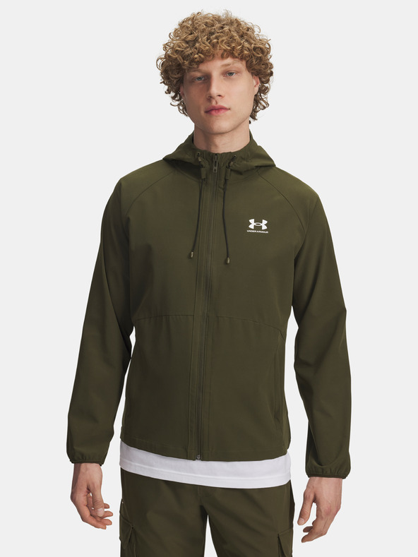 Under Armour Pánska bunda Under Armour UA Vibe Woven Jacket-GRN