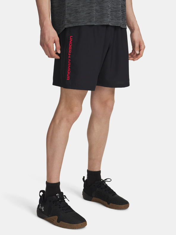 Under Armour Pánske kraťasy Under Armour UA Tech Woven Wordmark Short-BLK