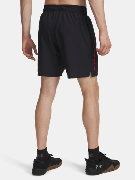 Under Armour Pánske kraťasy Under Armour UA Tech Woven Wordmark Short-BLK