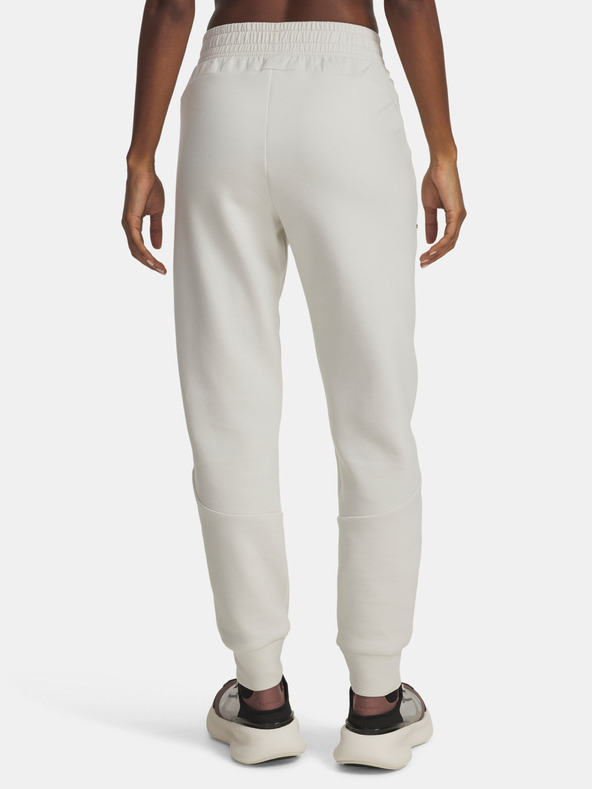 Under Armour Dámske tepláky Under Armour Unstoppable Flc Jogger-WHT