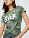 GAP Tričko GAP logo v-ss camo arch