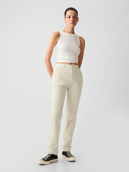 GAP Khaki nohavice Mid Rise downtown GAP