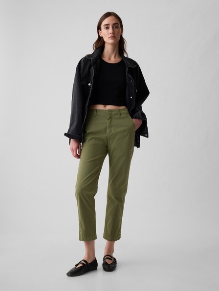 GAP Khaki nohavice Mid Rise downtown GAP