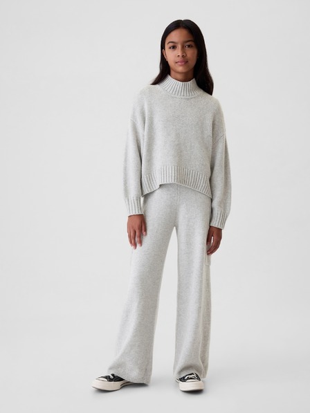 GAP Detské pletené cargo nohavice CashSoft GAP