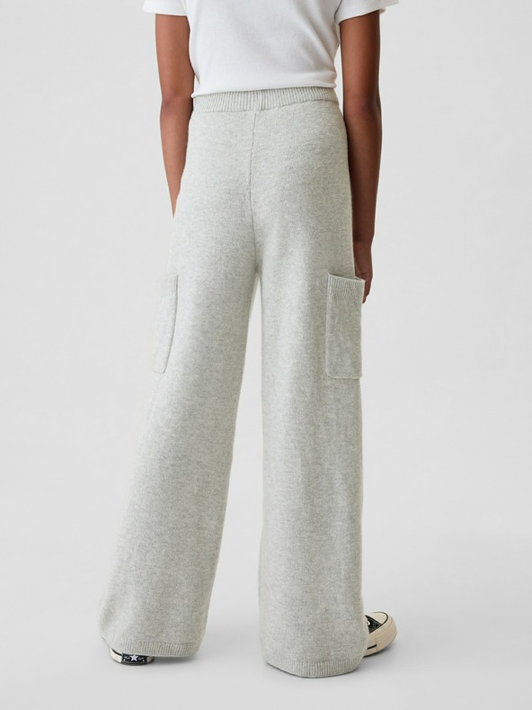 GAP Detské pletené cargo nohavice CashSoft GAP