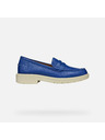Geox Modré dámske mokasíny Geox Spherica EC1