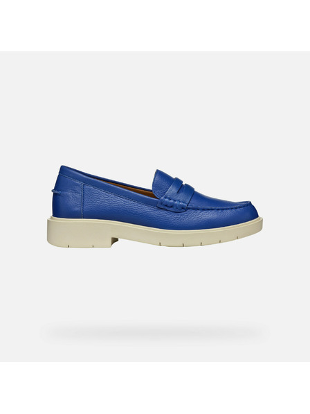 Geox Modré dámske mokasíny Geox Spherica EC1