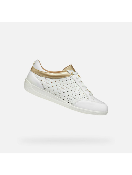 Geox Biele dámske tenisky Geox Myria