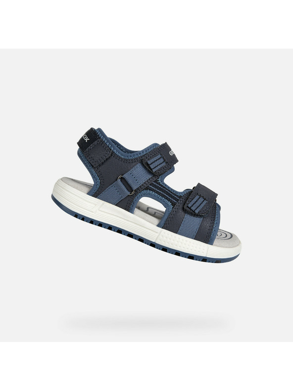 Geox Tmavomodré chlapčenské sandále Geox Alben