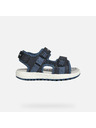 Geox Tmavomodré chlapčenské sandále Geox Alben