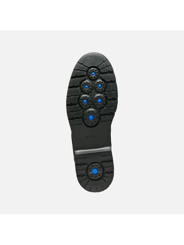 Geox Čierne pánske členkové topánky Geox Spherica EC1 ABX