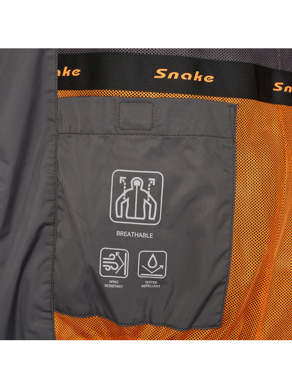 Geox Tmavosivá pánska bunda Geox Snake