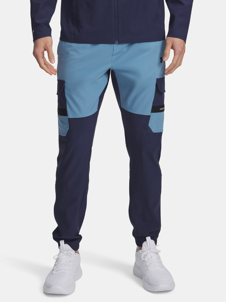 Under Armour Pánske športové nohavice Under Armour UA Tech Utility Woven Pant-BLU