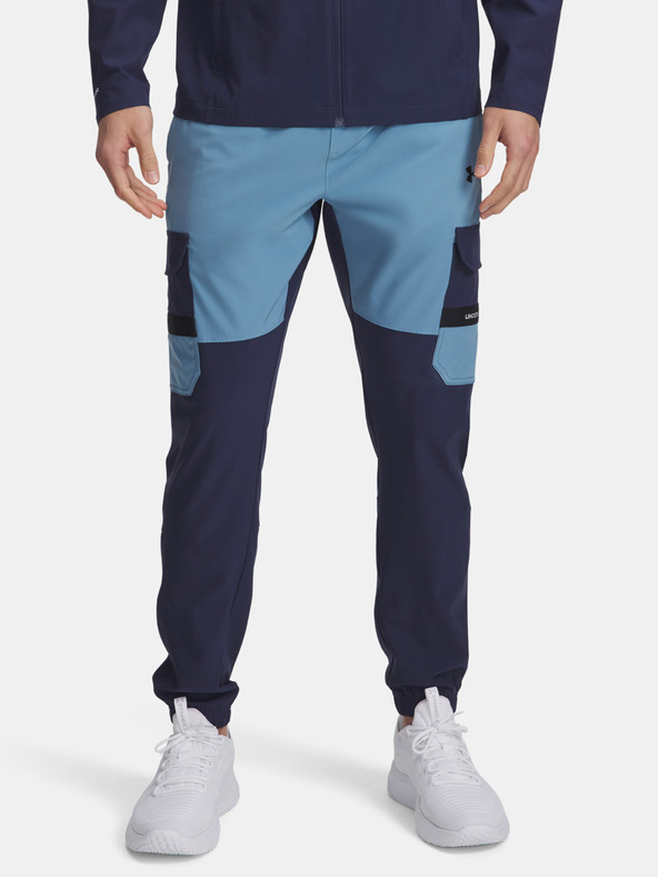Under Armour Pánske športové nohavice Under Armour UA Tech Utility Woven Pant-BLU