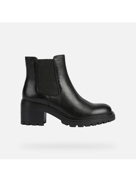 Geox Čierna dámska členková obuv Geox Damiana