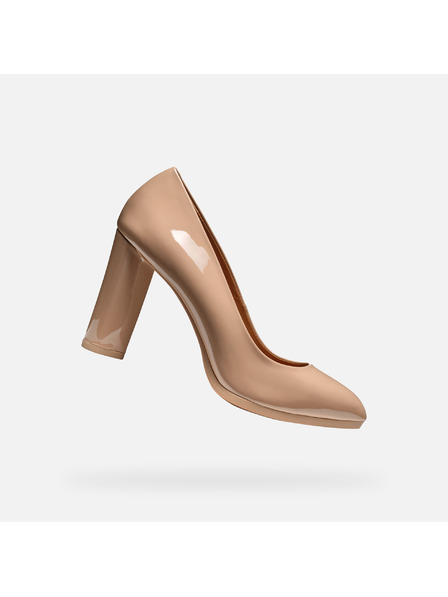 Geox Krémové dámske lodičky Geox Walk Pleasure 90