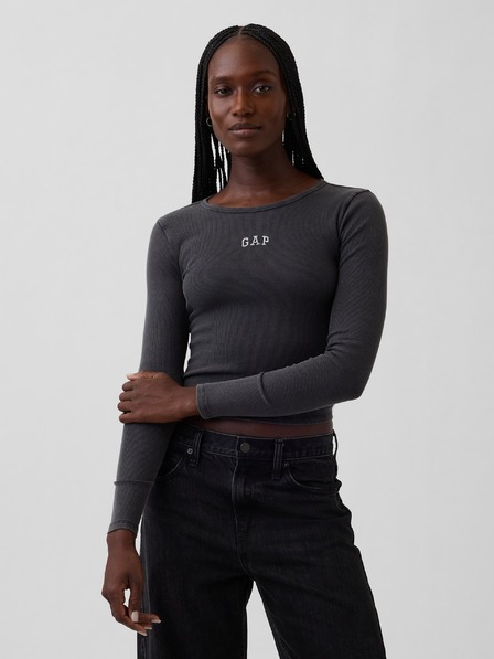 GAP Rebrované tričko s logom GAP