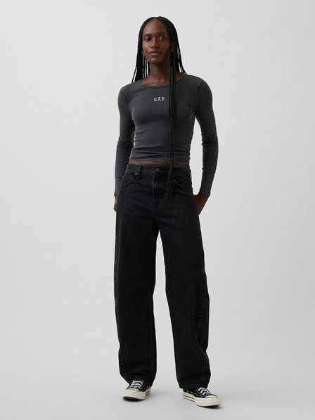 GAP Rebrované tričko s logom GAP