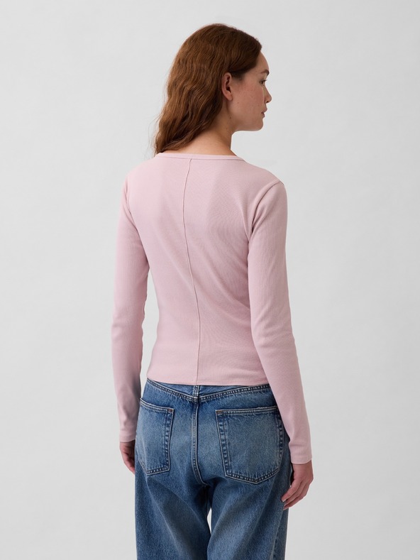 GAP Rebrované tričko s logom GAP