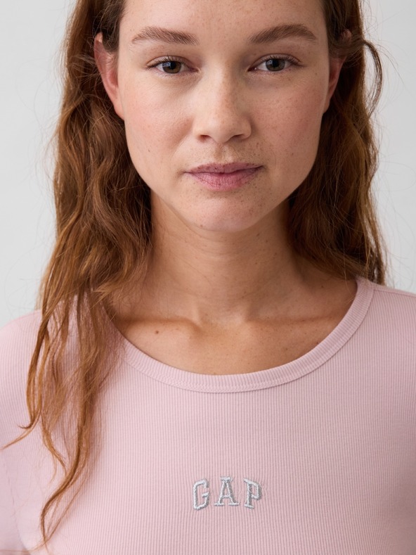 GAP Rebrované tričko s logom GAP