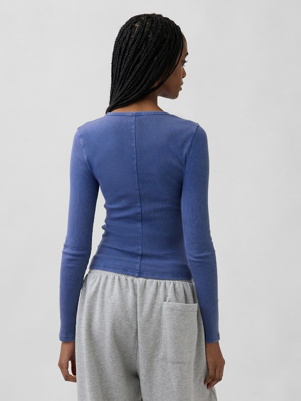 GAP Rebrované tričko s logom GAP