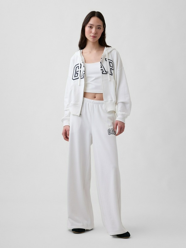 GAP Tepláky s logom wide-leg GAP