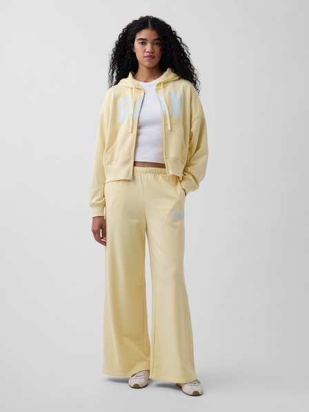 GAP Tepláky s logom wide-leg GAP
