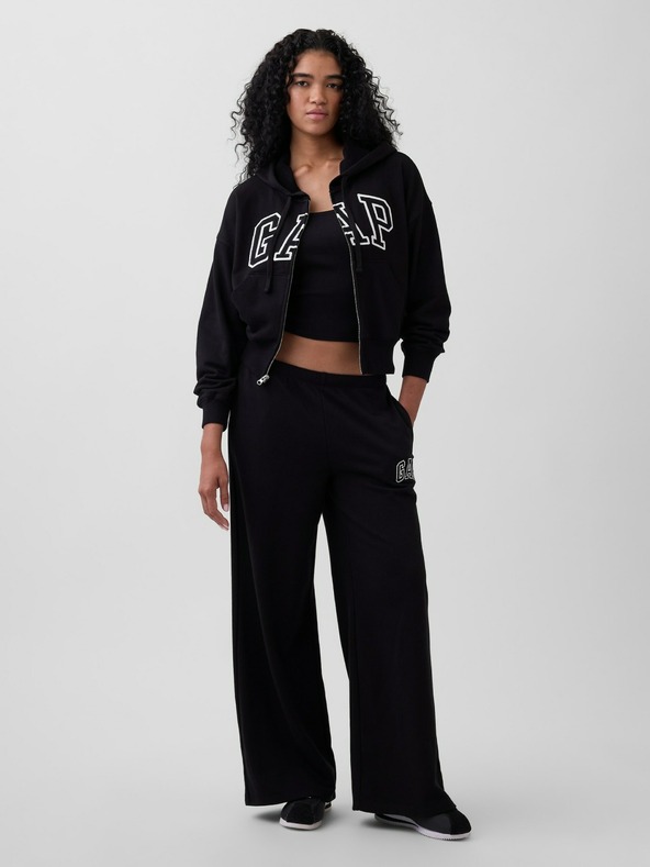 GAP Tepláky s logom wide-leg GAP